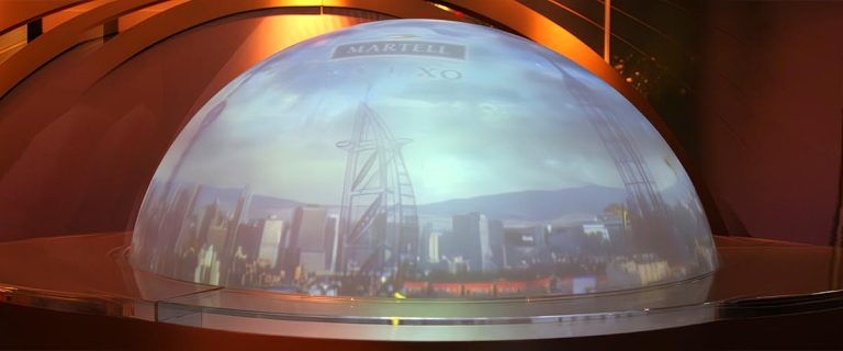 交互式树脂球幕 · Interactive Dome (2008)