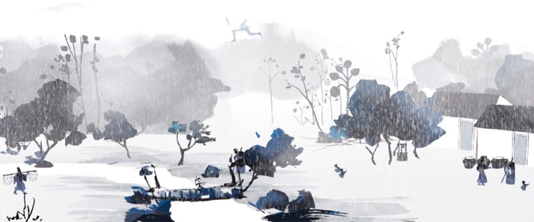 汉文化交互装置《毕星雨人》 · Bixing, the God of Rain, an Interactive Installation Inspired by the Culture of Han Dynasty (2021)
